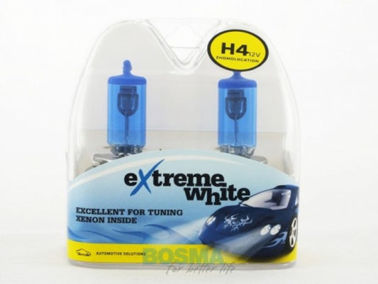 ŻARÓWKA BOSMA EXTREME WHITE 12V H4 60/55W P43T