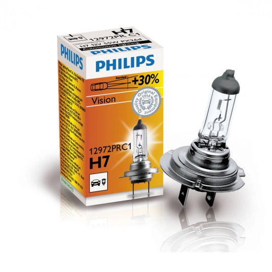 ŻARÓWKA PHILIPS VISION +30% 12V H7 55W