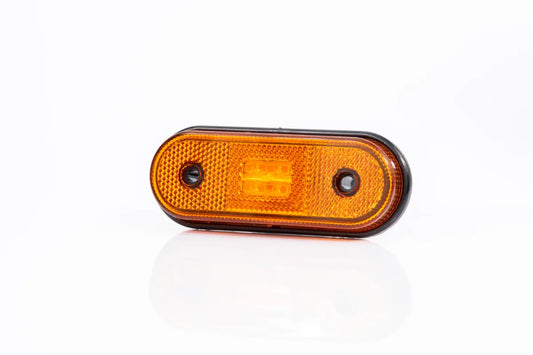 LAMPA OBRYSOWA ŻÓŁTA 12-30V Z WIĄZKĄ I ODBŁYŚNIKIEM FT-020 Z LED