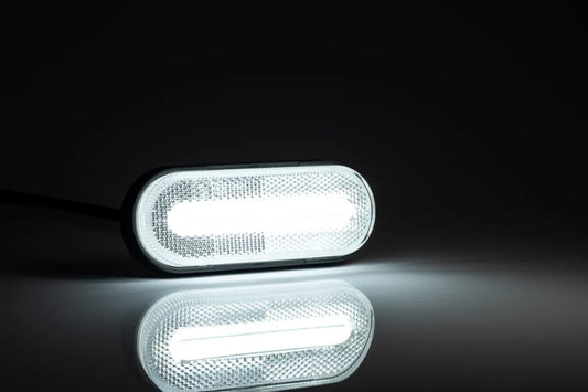 LAMPA OBRYSOWA FRISTOM BIAŁA LED Z ODBŁYŚNIKIEM I WIĄZKĄ  ADR FT-070 B