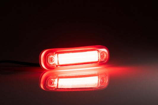 LAMPA OBRYSOWA FRISTOM LED CZERWONA Z WIĄZKĄ 0,5M FT-045 C