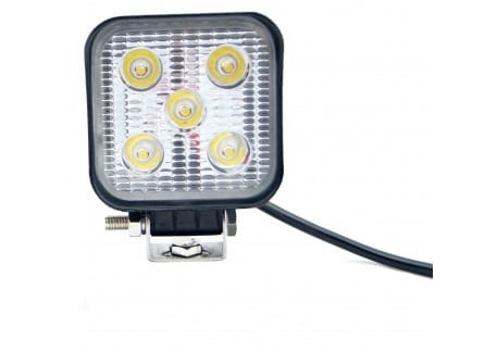 Lampa robocza LED 700lm 5 × 3 W L0068F – 12/24 V, kwadratowa, flood