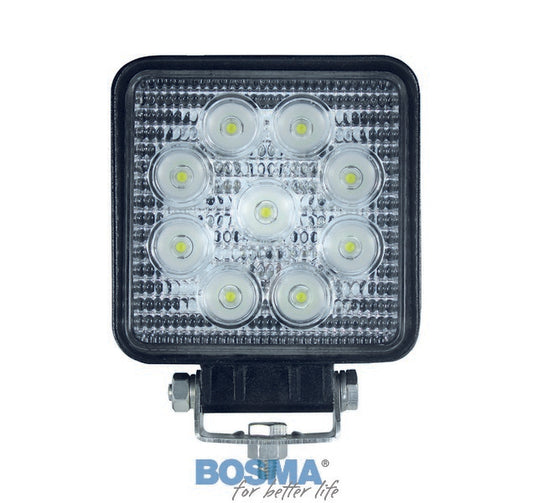 Lampa robocza BOSMA 9×LED 12/24 V 27 W | 1600 lm — ELE 6100