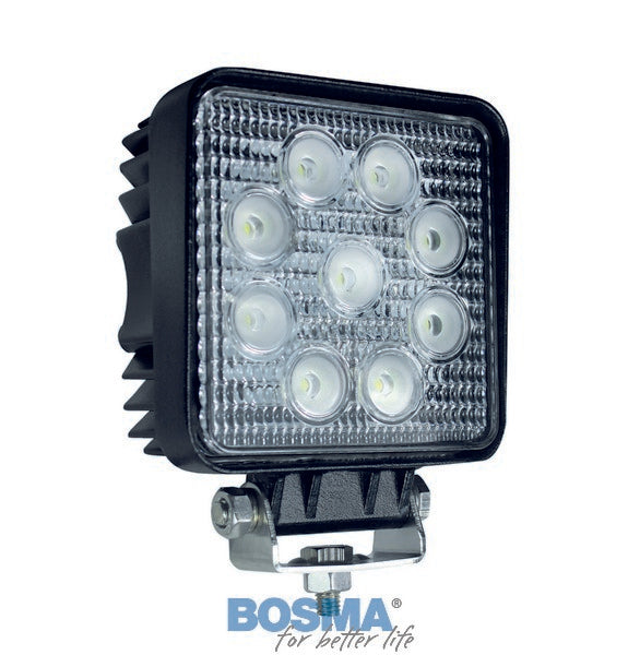 Lampa robocza BOSMA 9×LED 12/24 V 27 W | 1600 lm — ELE 6100
