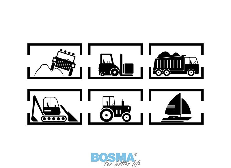 Lampa robocza BOSMA 9×LED 12/24 V 27 W | 1600 lm — ELE 6100