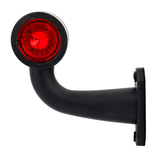 LAMPA OBRYSOWA HORPOL BIAŁO CZERWONA 12/24V PRAWA KRÓTKA ŁAMANA