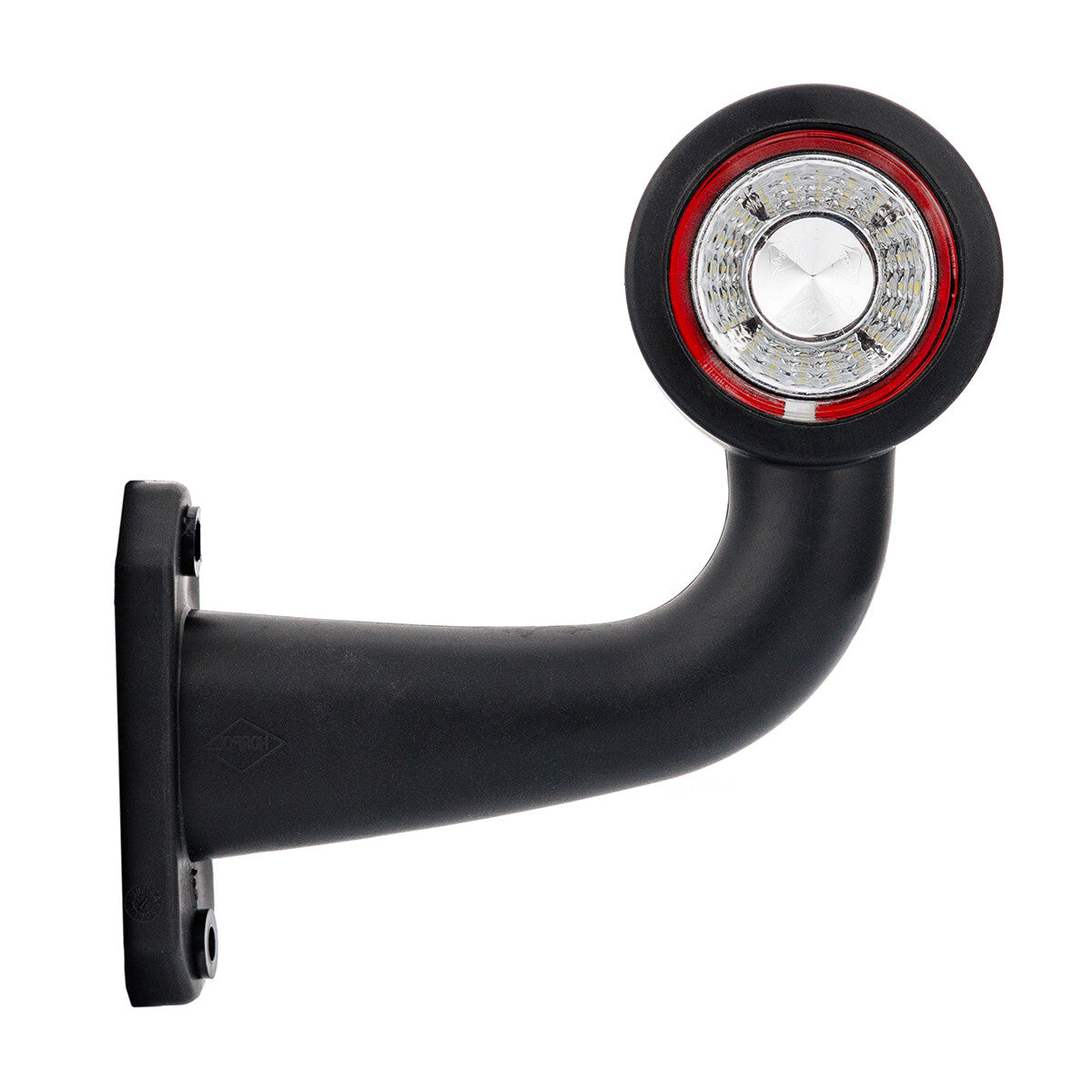 LAMPA OBRYSOWA HORPOL BIAŁO CZERWONA 12/24V PRAWA KRÓTKA ŁAMANA