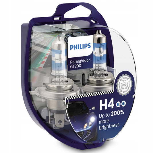 Żarówki Philips RacingVision H4 60/55 W 12 V – komplet