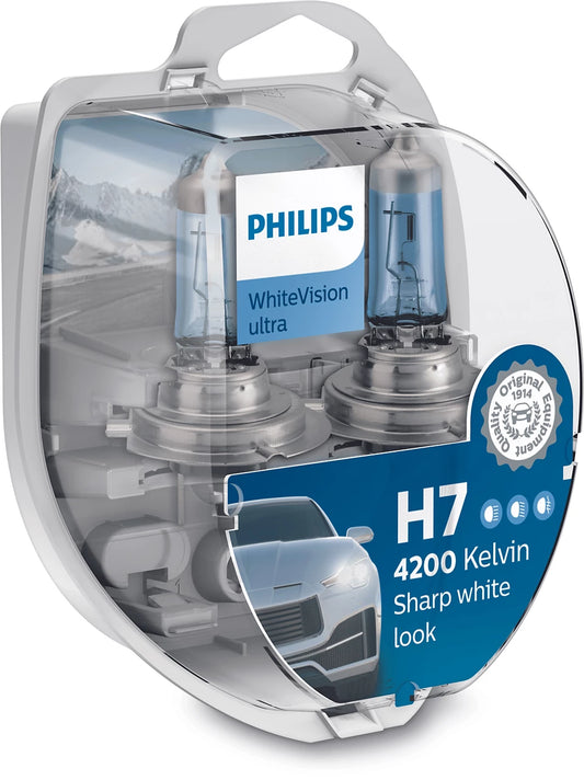 Żarówki Philips WhiteVision Ultra H7 55 W 12 V – komplet
