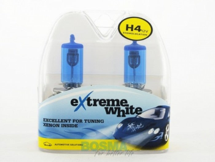 ŻARÓWKA BOSMA EXTREME WHITE 12V H4 60/55W P43T