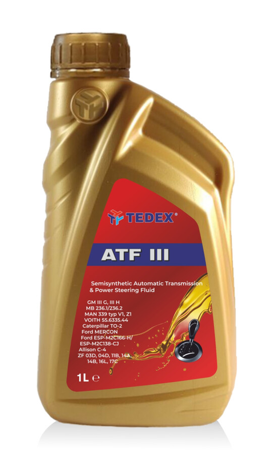 Olej przekładniowy półsyntetyczny Tedex ATF III 1L