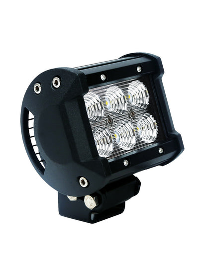 Lampa robocza LED 6×3W 12/24V 18W 1200lm 6000K – oświetlenie robocze do maszyn i pojazdów