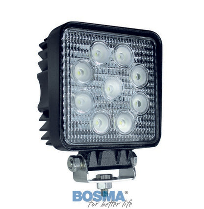 Lampa robocza BOSMA 9×LED 12/24 V 27 W | 1600 lm — ELE 6100